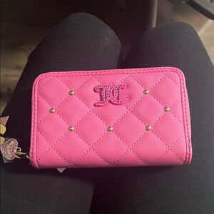Juicy Couture Pink Quilted Wallet